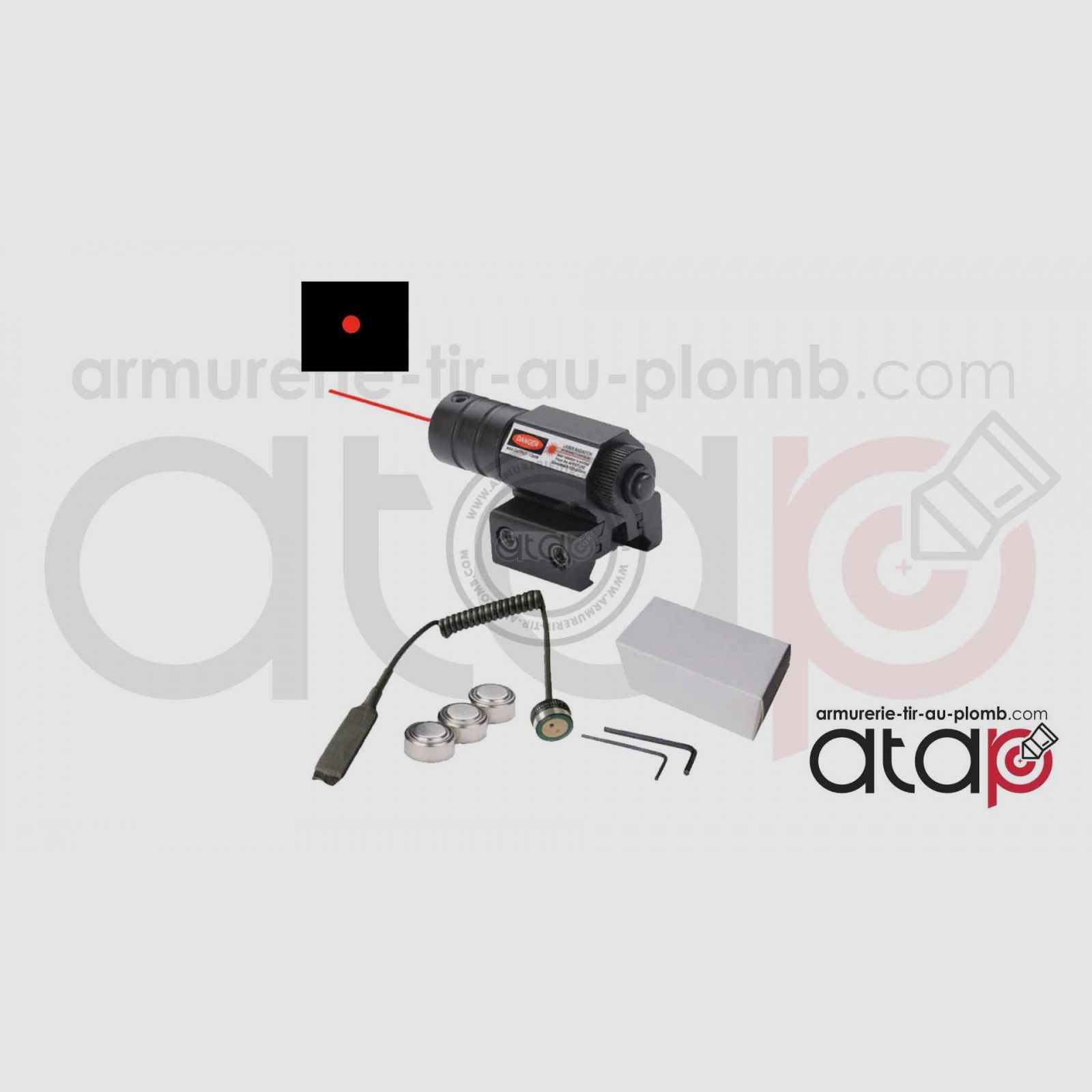 Minuscule Laser-Mikroschuss für Schiene 11 und 22 mm, Bild 1 von 6