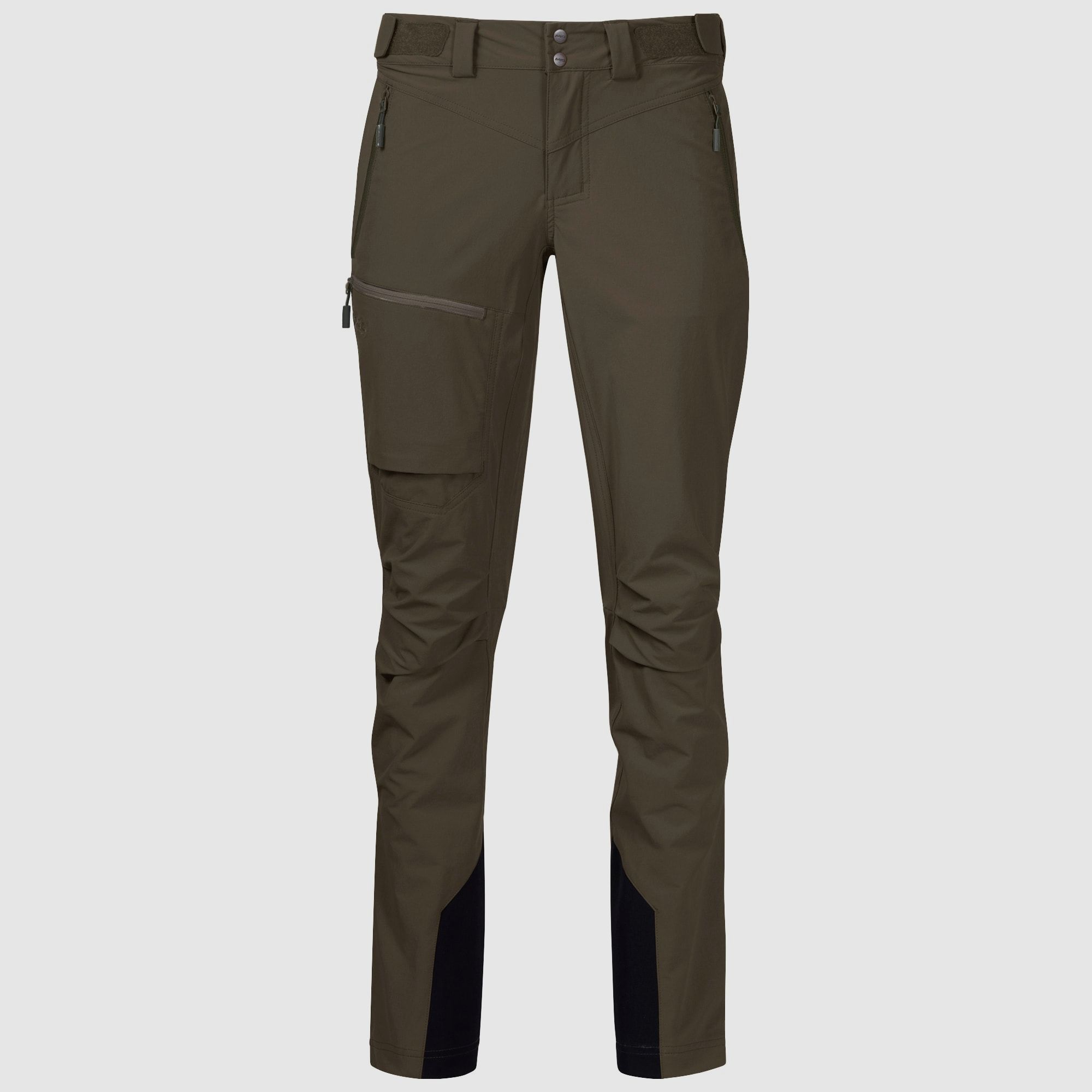 Bergans Breheimen Softshell Hose Damen Dark Green Mud S