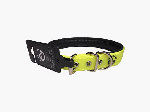 Farm-Land Hunde Halsung Comfort signalgelb 55