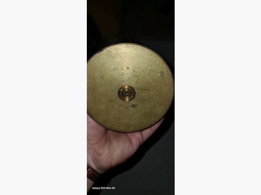 GESCHOSS PANZER FLAK ARTILLERIE 105 x375 DM2 ENTMILITARISIERT / ! BESCHREIBUNG LESEN !