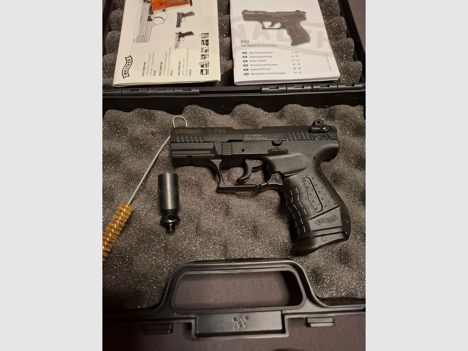 Walther P22  9mm P.A.K.  PTB 778
