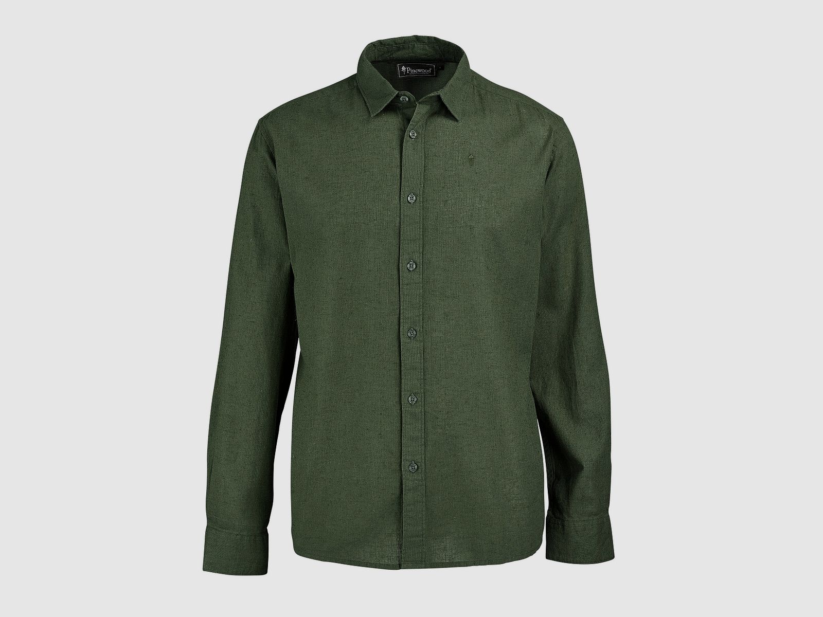 Pinewood Langarmhemd Värnamo InsectSafe Hemp Mix