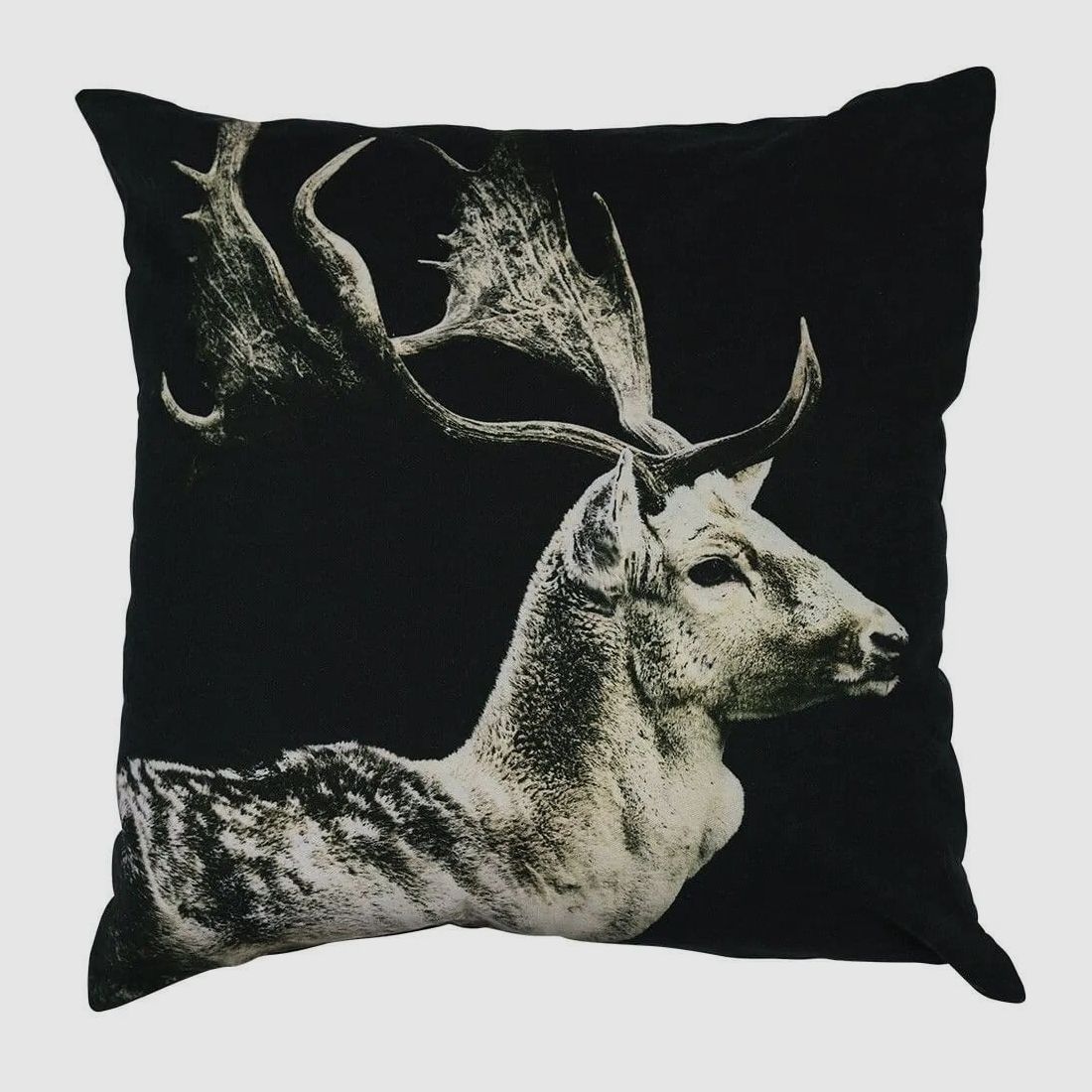 LivingActive Kissen Damwild schwarz