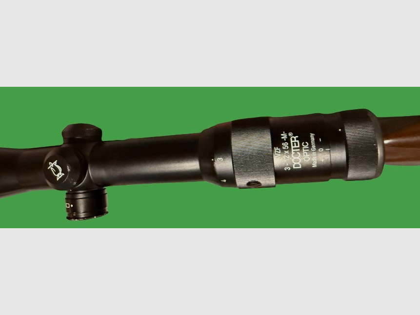 Straight pull repeater Blaser R93 Luxury with Docter Optic 3-12 x 56 with illuminated reticle