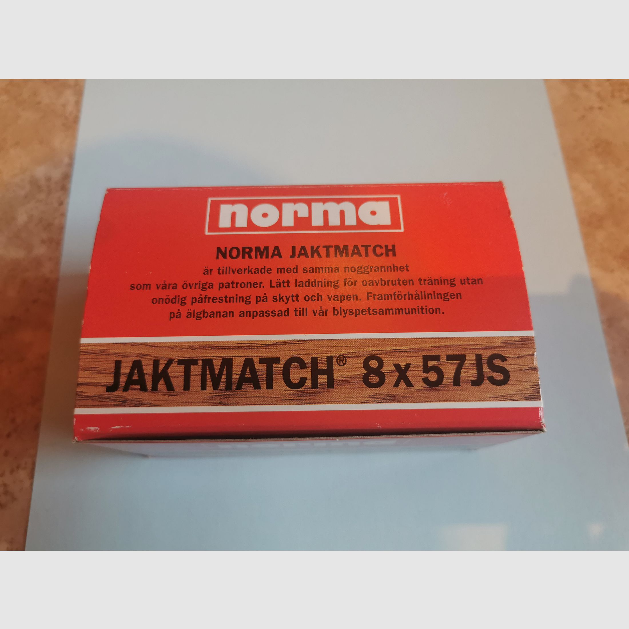 Patronen 8x57 JS Vollmantel Norma Jaktmatch