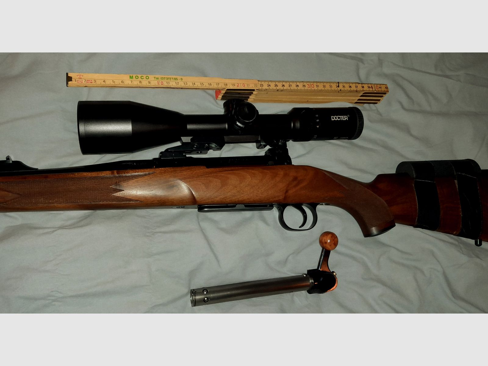 Heym SR 30, 6.5x55, Noblex scope 2.5-15x56, barrel thread M14x1