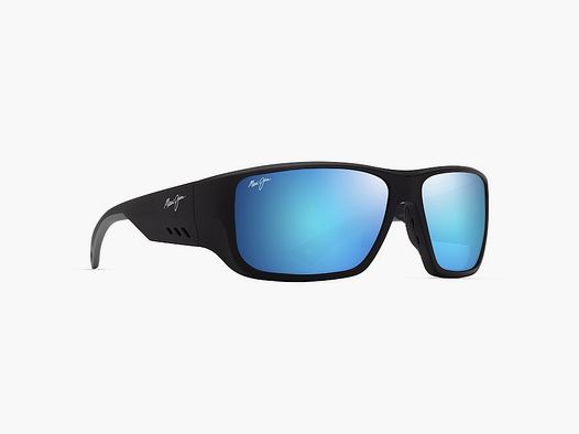 Maui Jim Keha Matte Black/Blue Hawaii Sonnenbrille