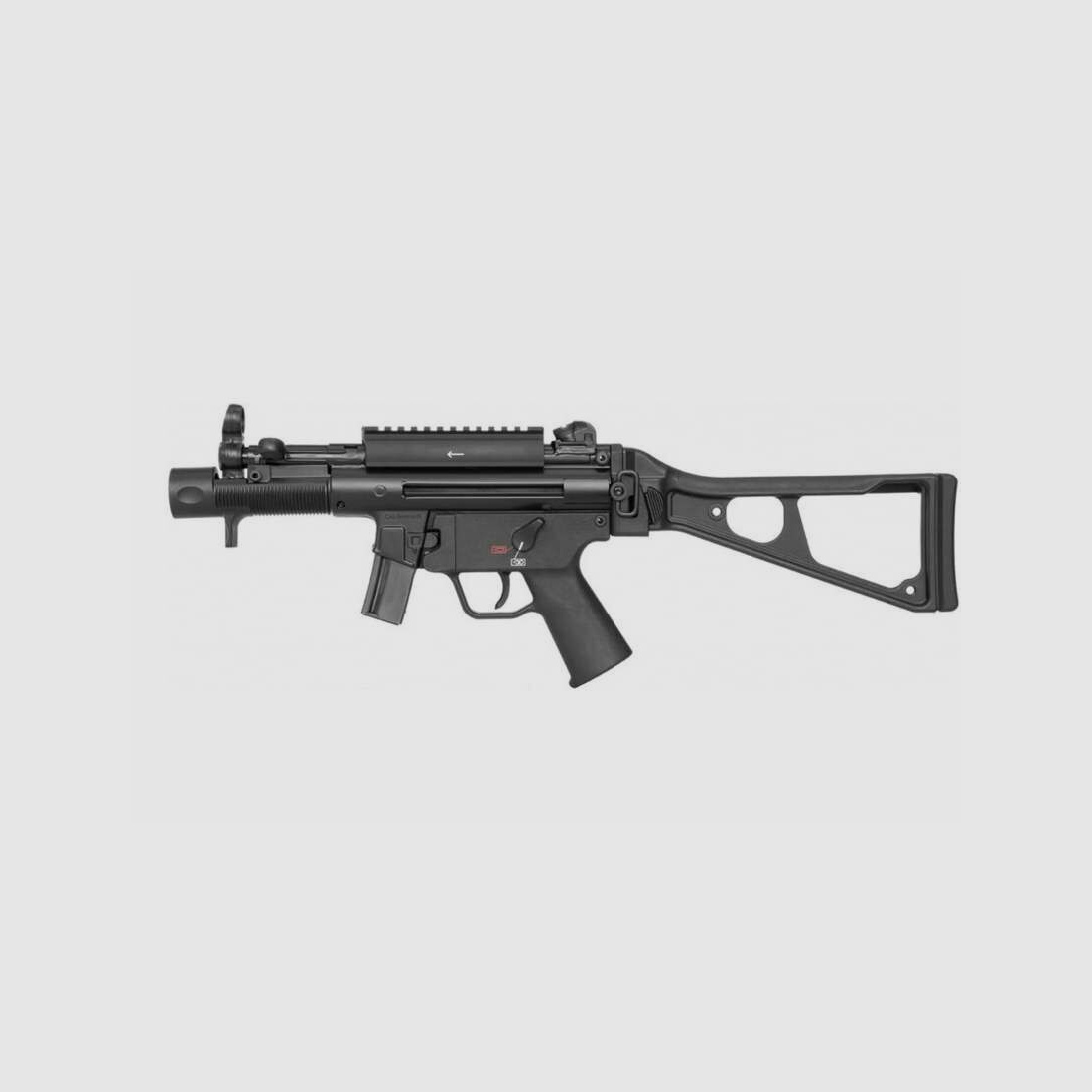 Heckler & Koch HK Pistool SP5K, kal. 9 mm Luger, met Picatinny- 9mmLuger