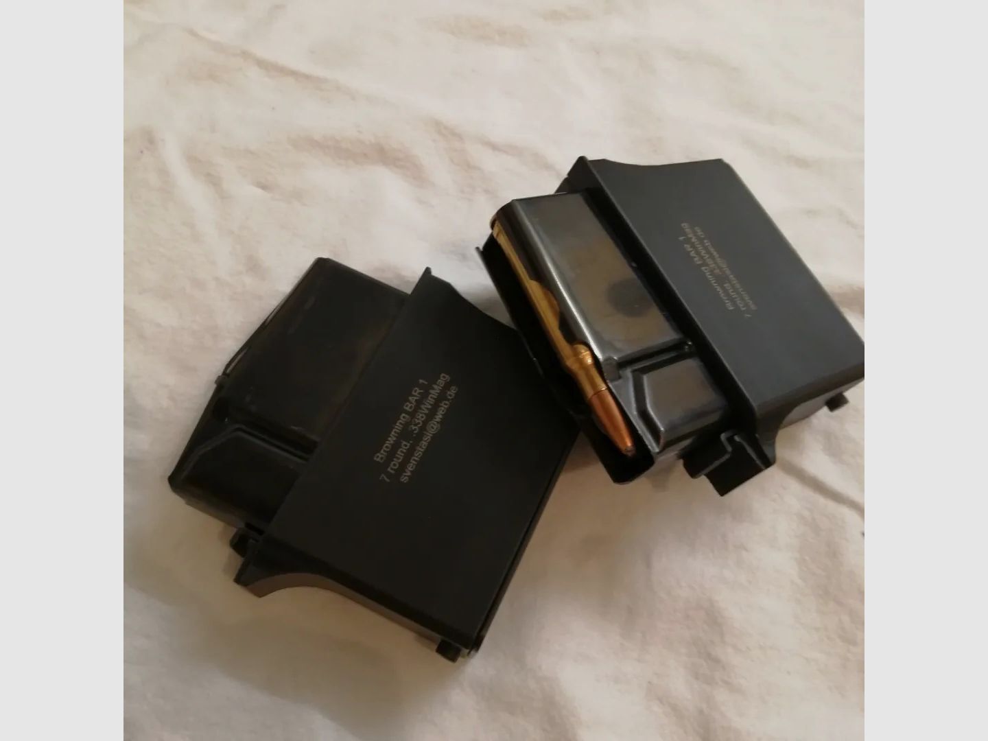 Magazine 10 Schuss Browning BAR 1, Bar2, Mk1/Mk2/Mk3/4x/Zenith, Browning Maral Magazine 10 Schuss , Bild 1 von 4