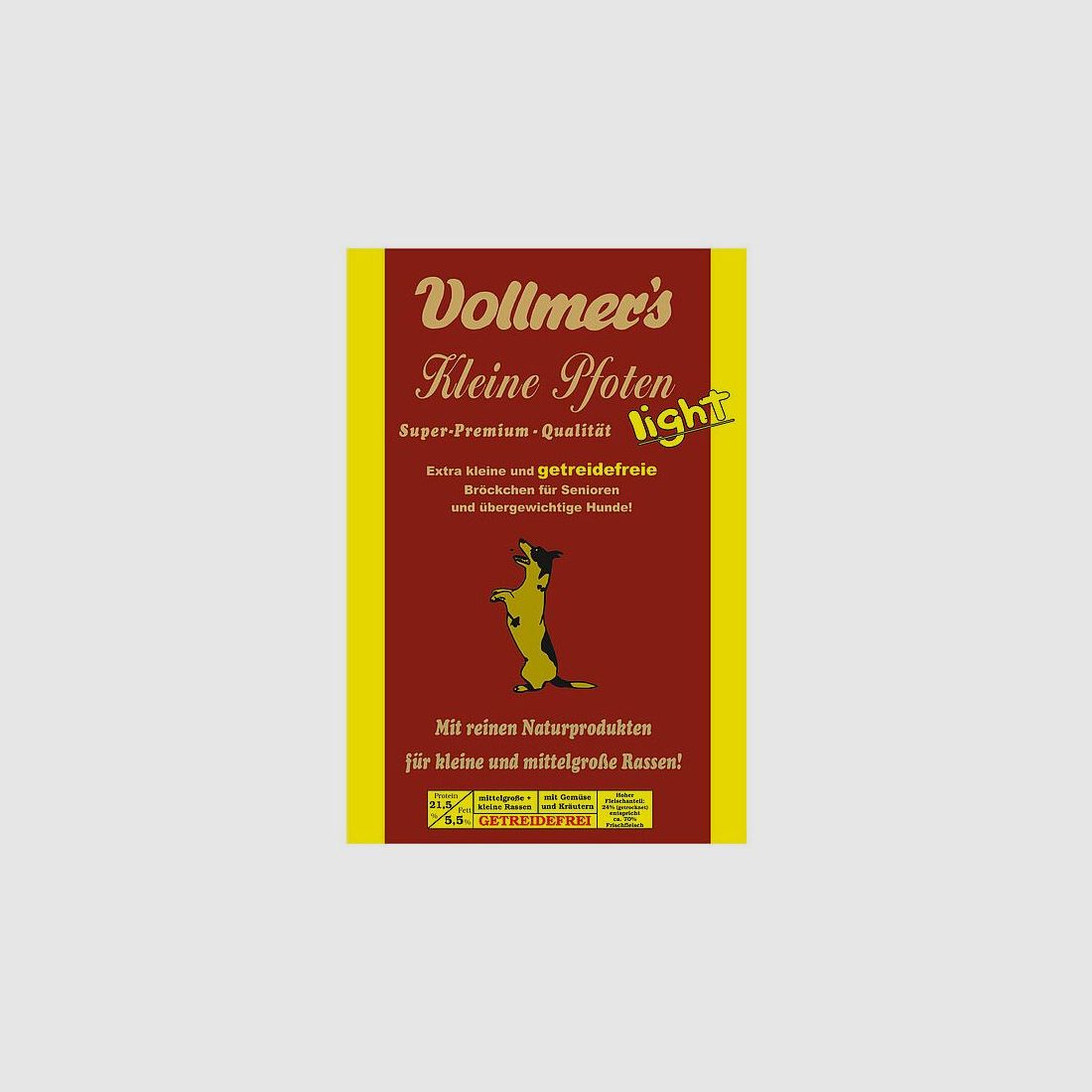 Vollmer's Hunde Trockenfutter Kleine Pfoten light