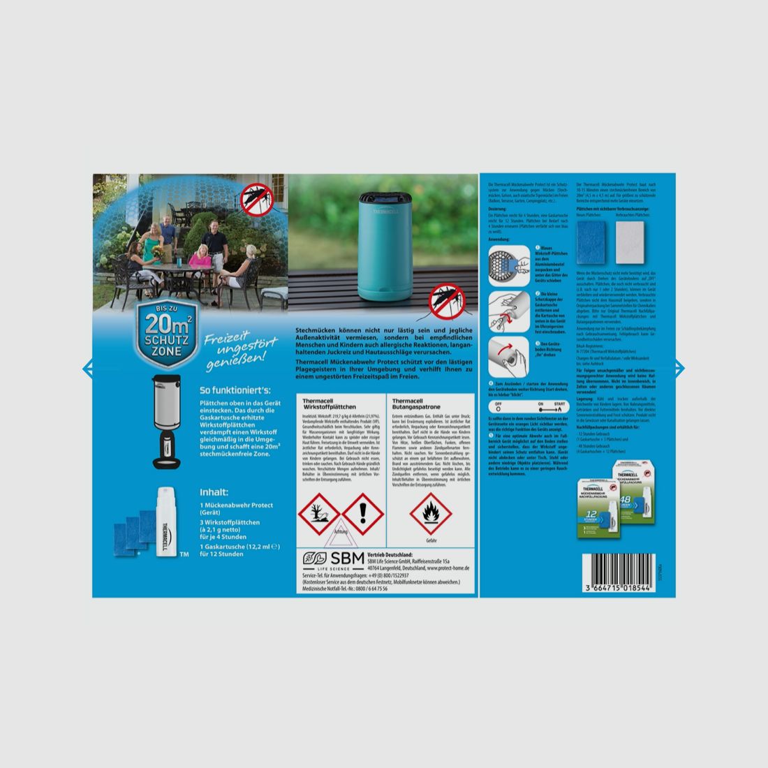 THERMACELL Mückenabwehr Protect in blau 86600495