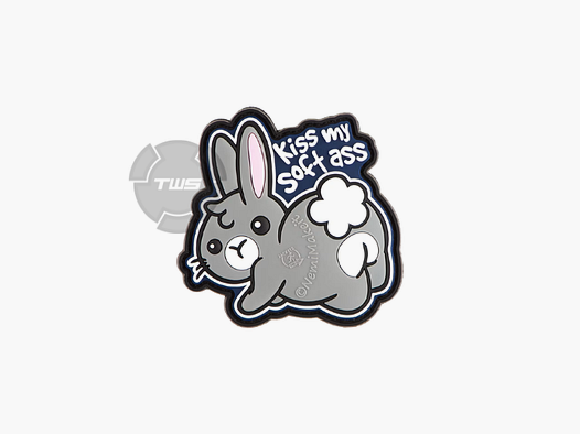 Patch Bunny Kiss My Soft Ass