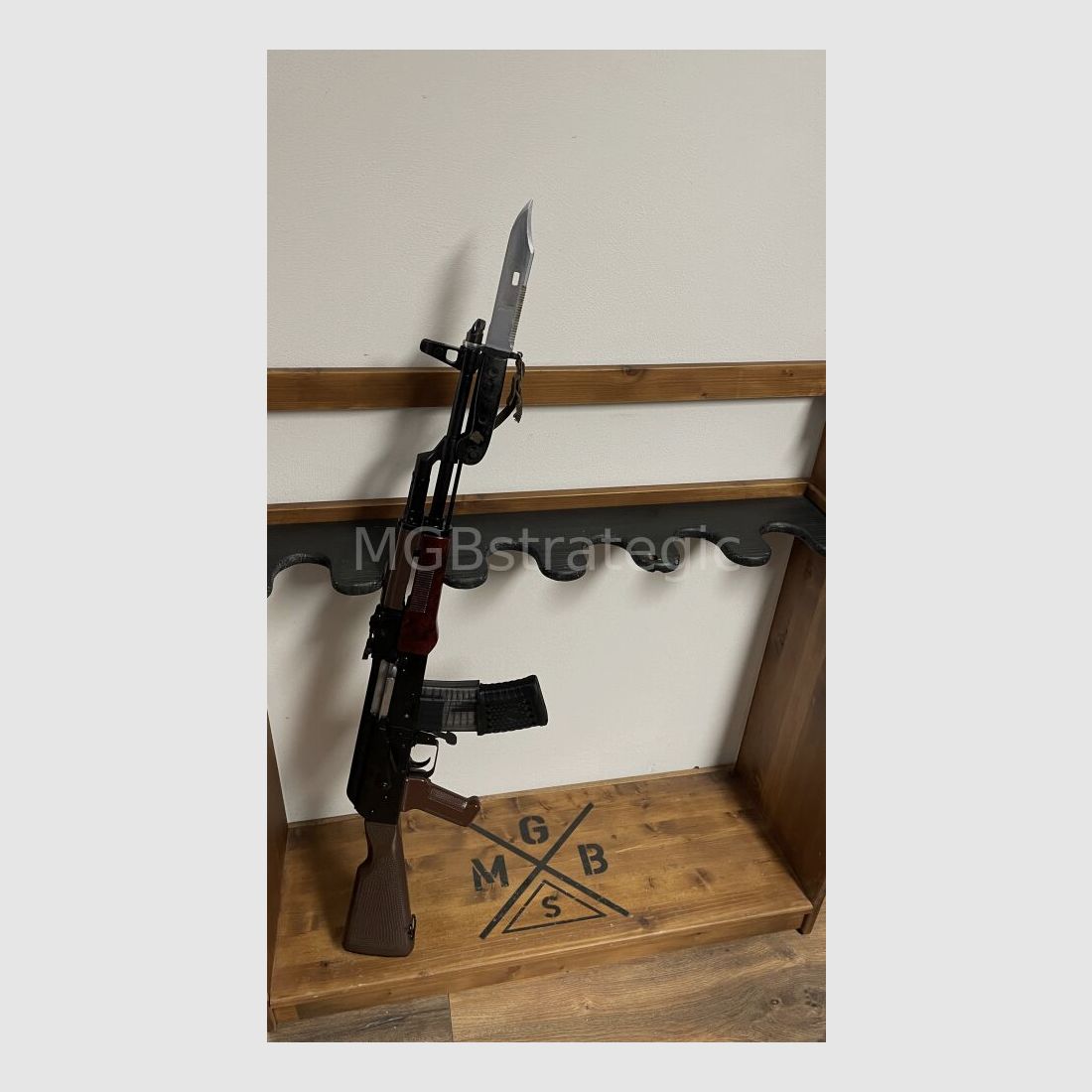 ¡Aprobado para uso deportivo! WBP Jack - rifle semiautomático .223Rem con piezas originales de la DDR NVA - sistema AKM AK47 AK74 - supresor de fogonazo AKM