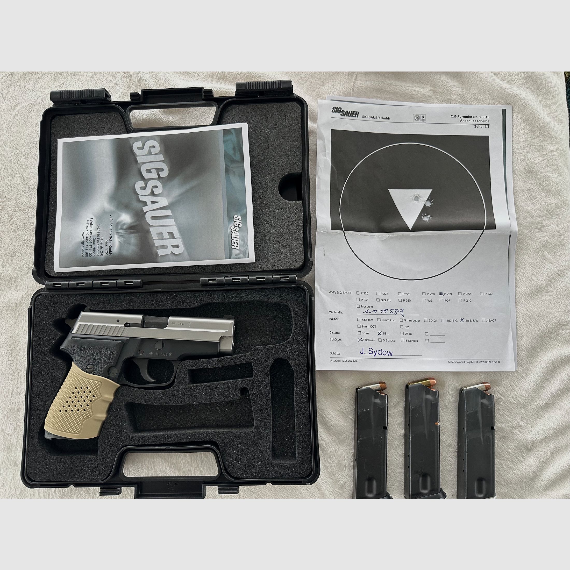 Sig Sauer P 229 P229 Duotone Srebrny/Czarny - NOWY