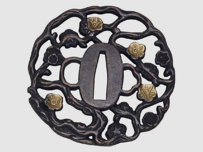 John Lee Golden Flower Tsuba