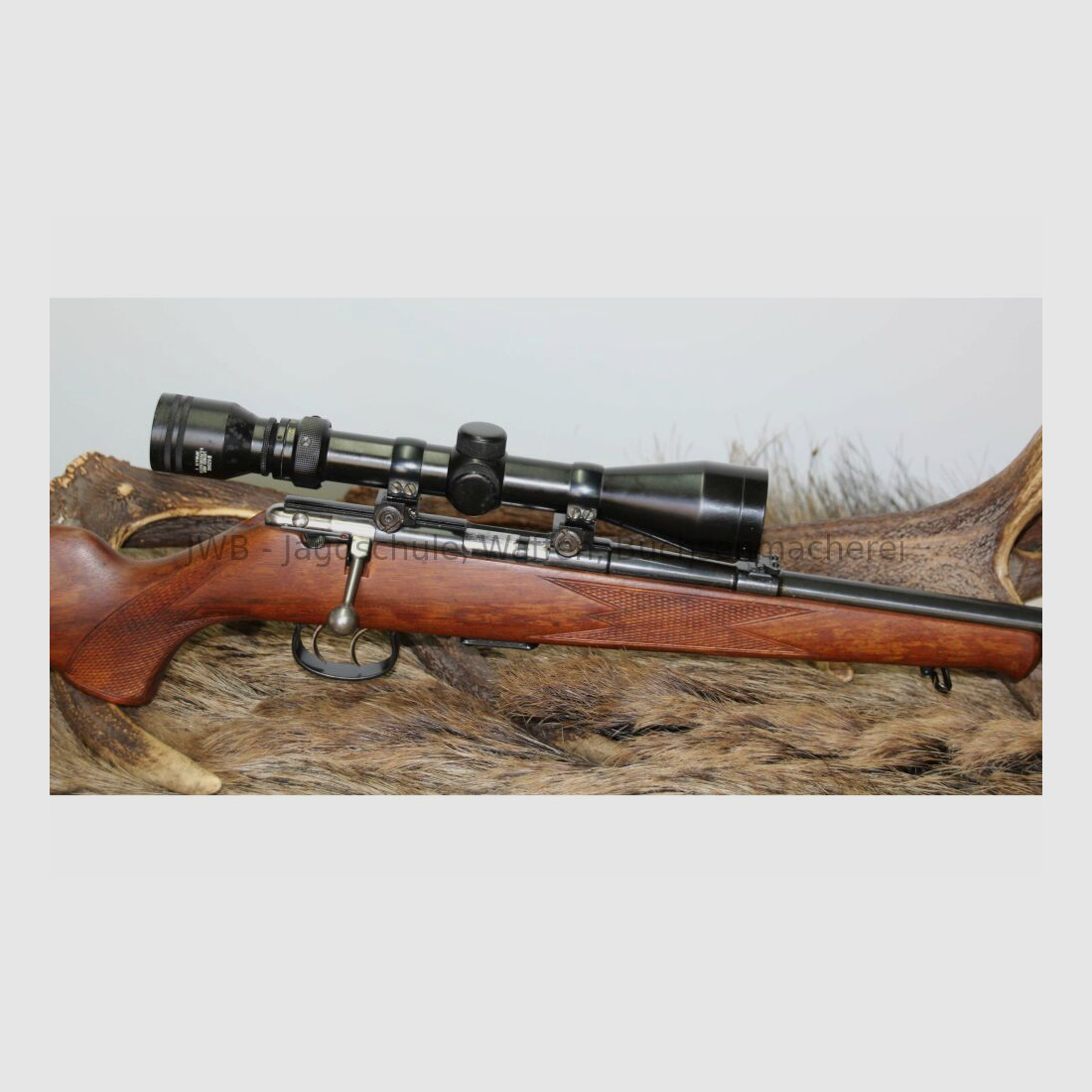 Anschütz 1516 met Tasco 3-9 x 40 .22WinMag