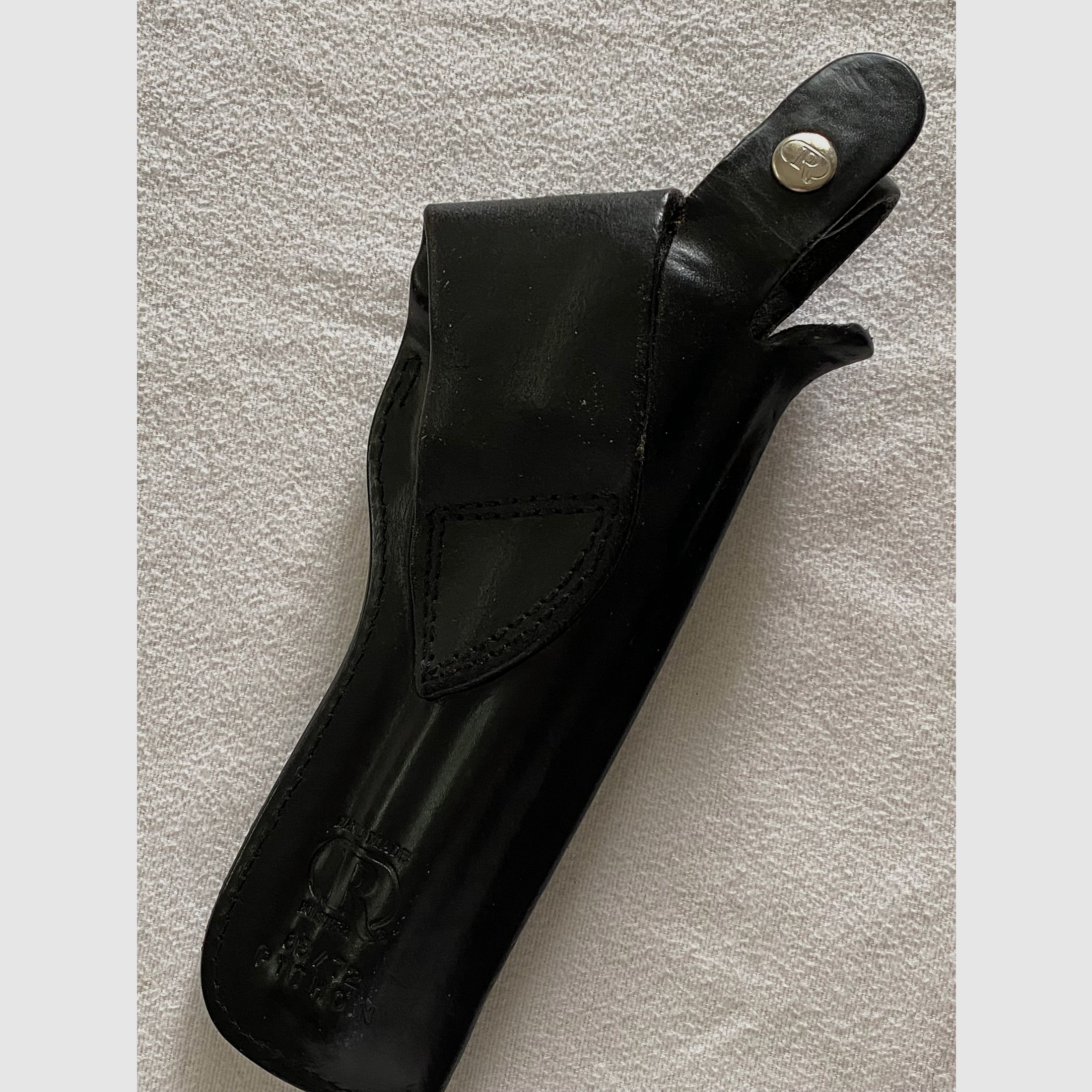 3 leren holsters Colt Phyton, Sig Sauer, Glock 19 Links