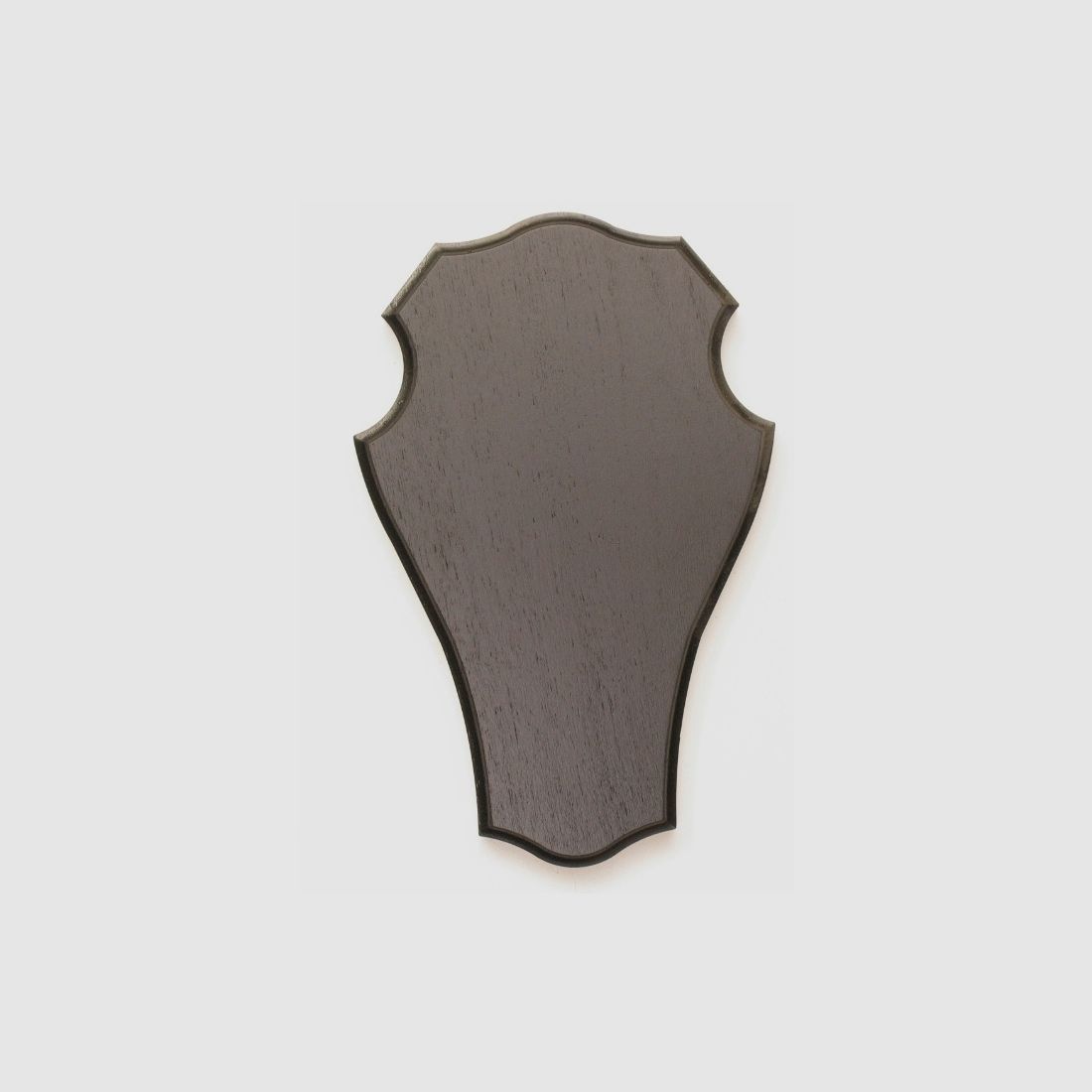 Panneau rond avec cerf n° 53, noir, 40x22 cm