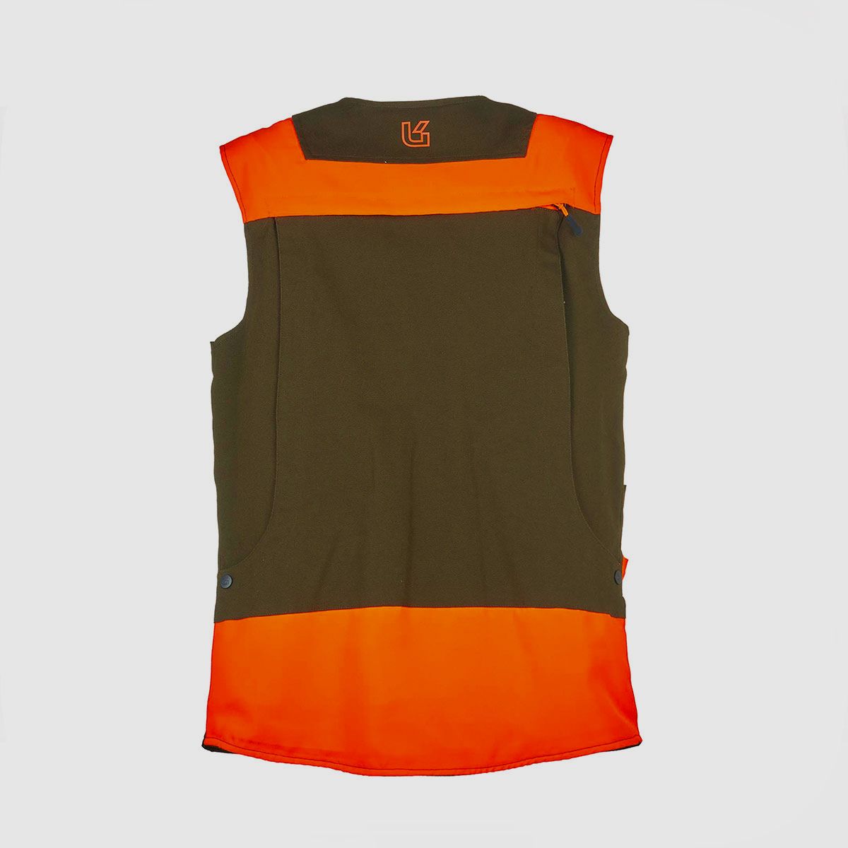 VEST – UNIVERSEEL – JACHT CANVAS PATROONHOUDE Green Orange, afbeelding 2 van 4