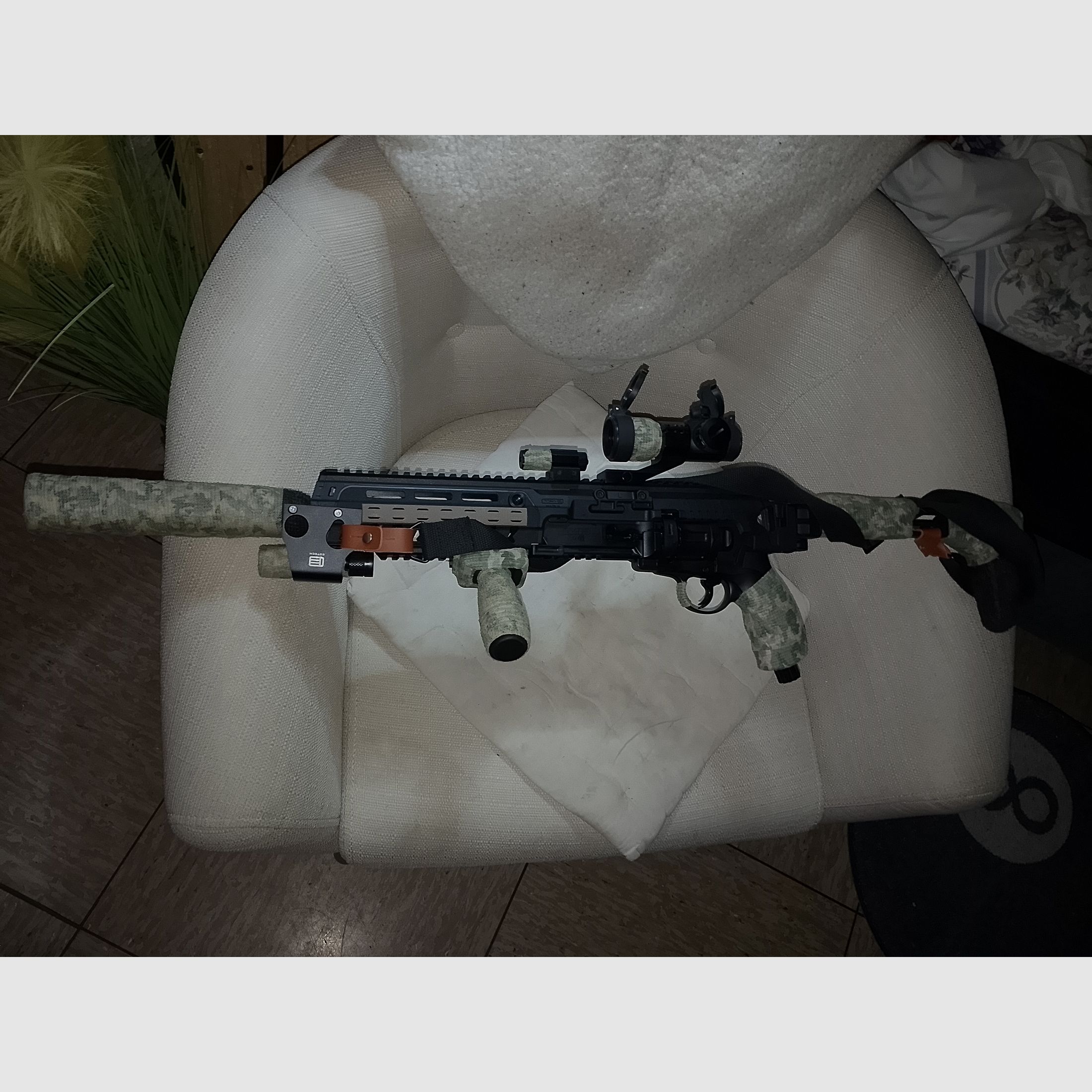 T4e HDR50 Tactical Sniper kit  Rot Grün Punkt Pfeffer Gummi geschosse RAM Paintball Markierer Cal .50 Set Lampe CO2 Kapseln Anschlagschaft carbine