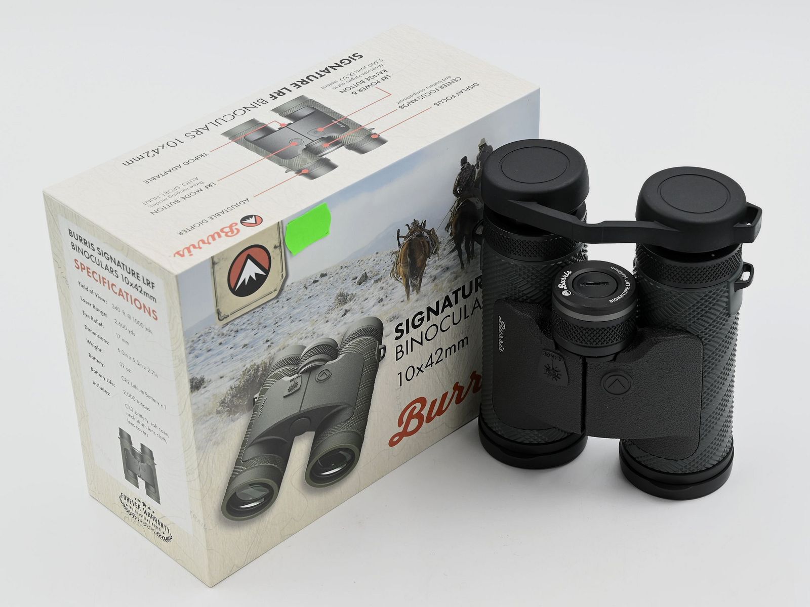 Jumelles avec télémètre Burris Signature HD LRF, 10×42, vert