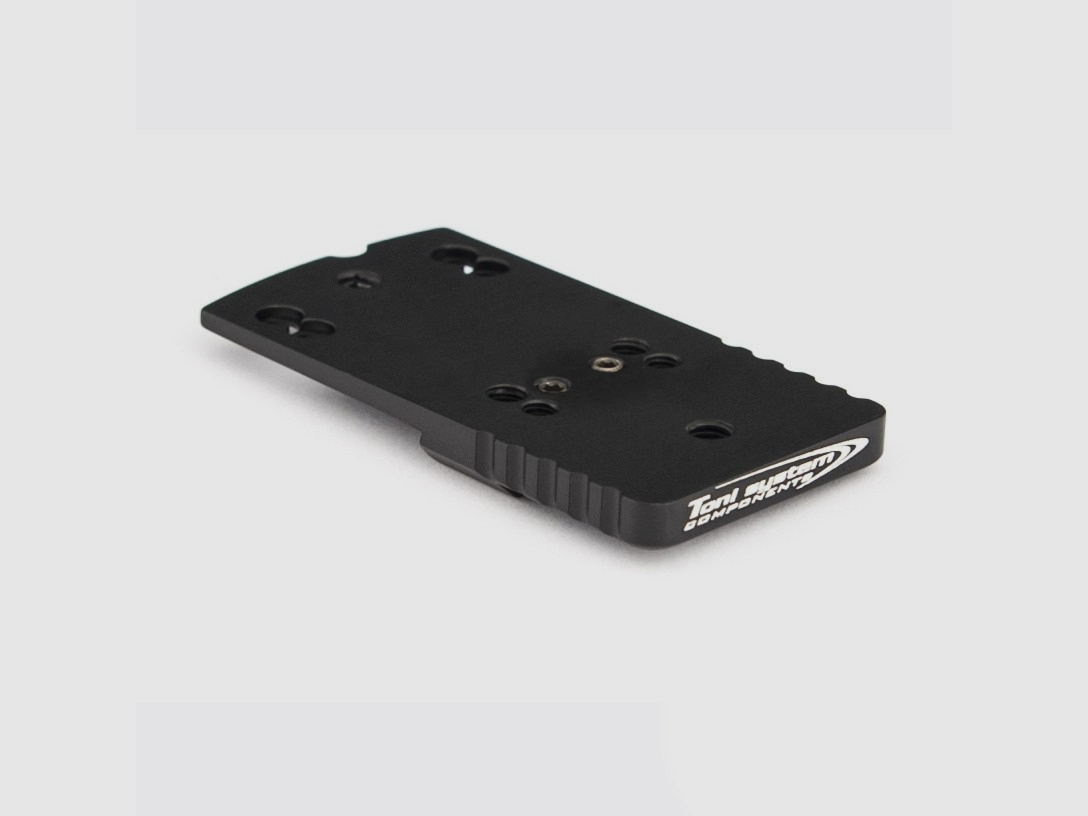Plaque de base en queue d'aronde pour point rouge (type C) pour CZ Shadow - TONI SYSTEM * CODE ARTICLE OPXCZC