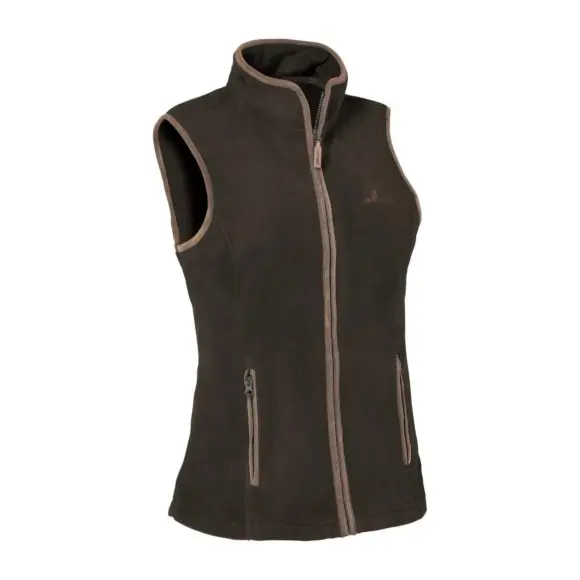 Gilet in Fleece Percussion Scotland Khaki per Donna, immagine 1 di 2
