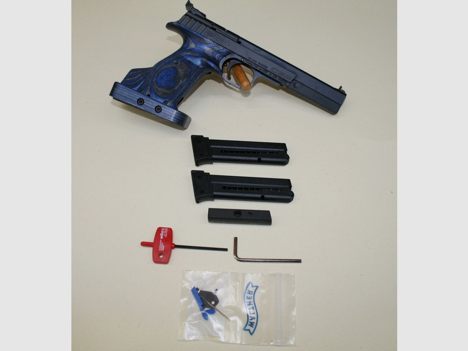 Pistole WALTHER CSP EXPERT Kal.22Lr ANATOMISCHE GRIP Blue Angel, Bild 11 von 12