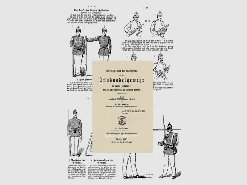 Nachdruck Ausbildung mit dem Zündnadelgewehr von 1867