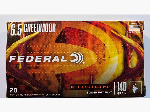 FEDERAL Premium 6,5 Creedmoor Fusion 140gr. 9,1g 14 pezzi