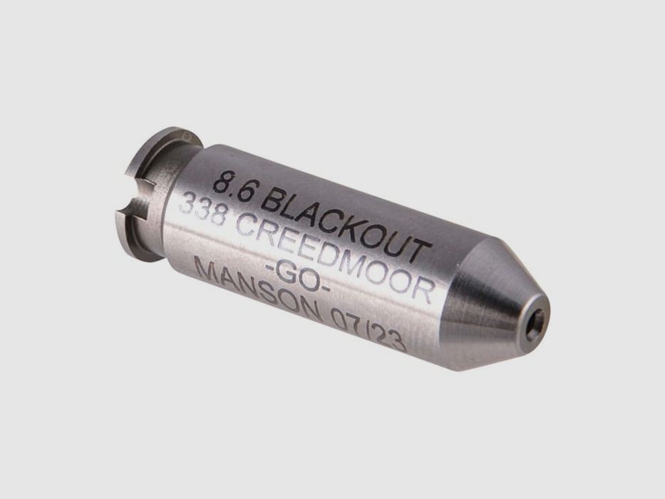 MANSON PRECISION Headspace Gauge GO 8.6 Blackout, steel, image 1 of 2