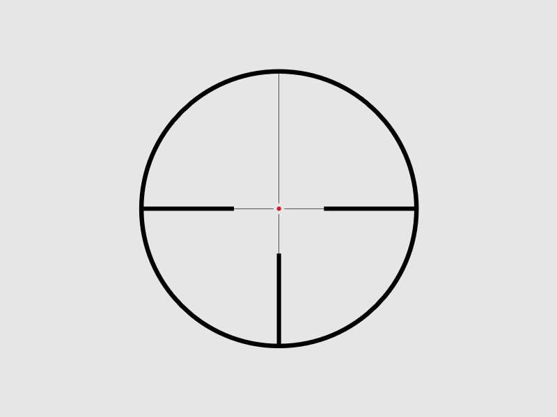Hawke Vantage cannocchiale, 3-9x50, 1", IR L4A Dot, immagine 2 di 3
