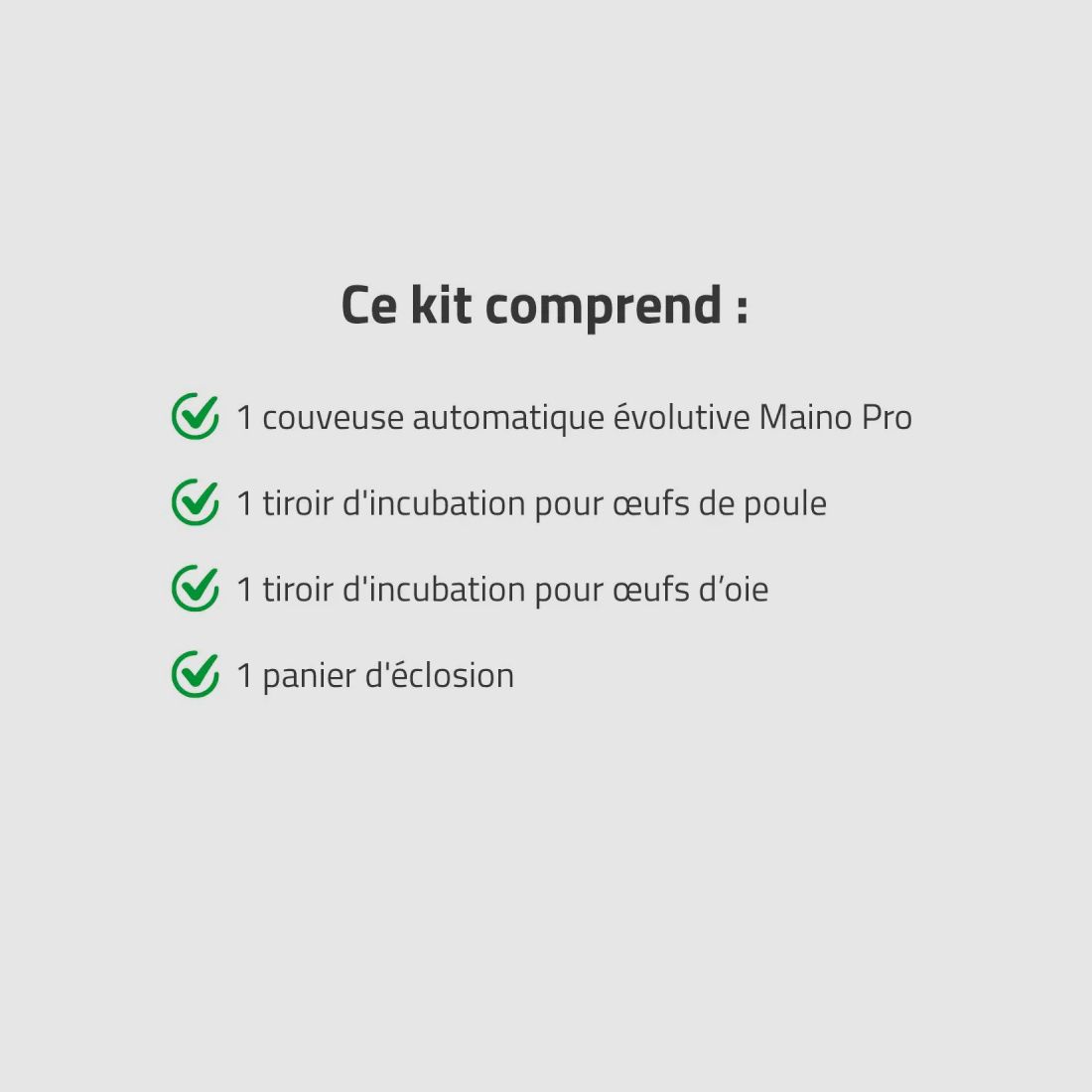 Couveuse + 1 Tiroir de caille à poule + 1 Tiroir oeufs oie - paon - dinde + 1 Panier d'éclosion, image 2 sur 32