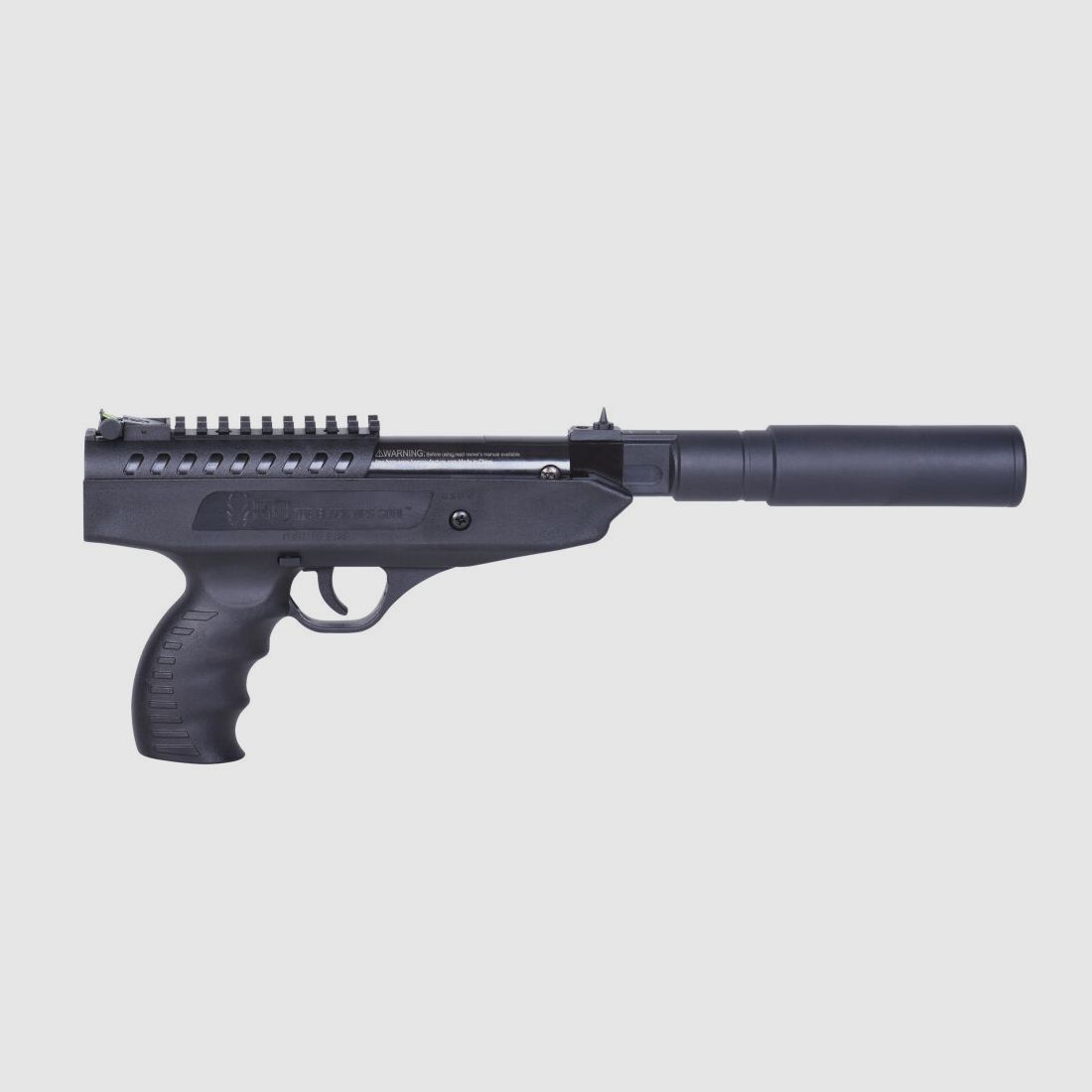 BO ;Fabbrica Langley Silencer Nero 4,5mm - Aria compressa a molla | Calcio pieghevole