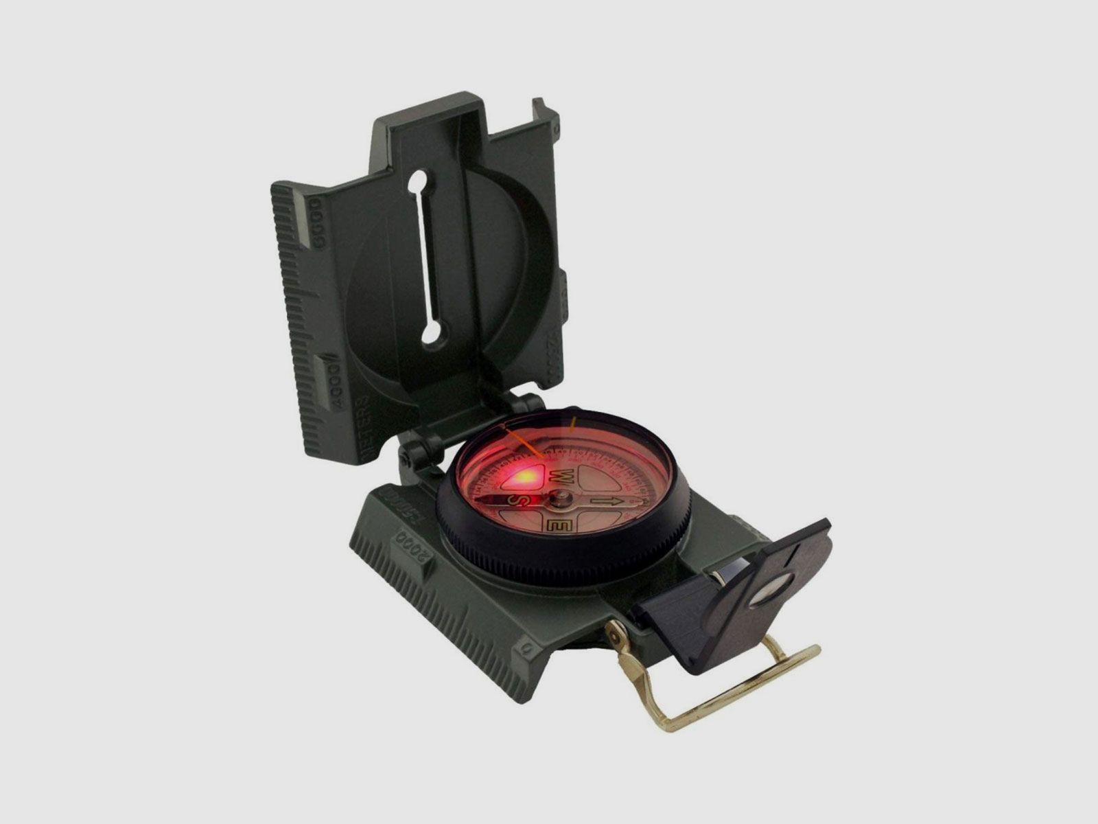 MIL-TEC – BUSSOLA US KOMPASS (CON LUCE LED E LENTE D’INGRANDIMENTO), immagine 7 di 8