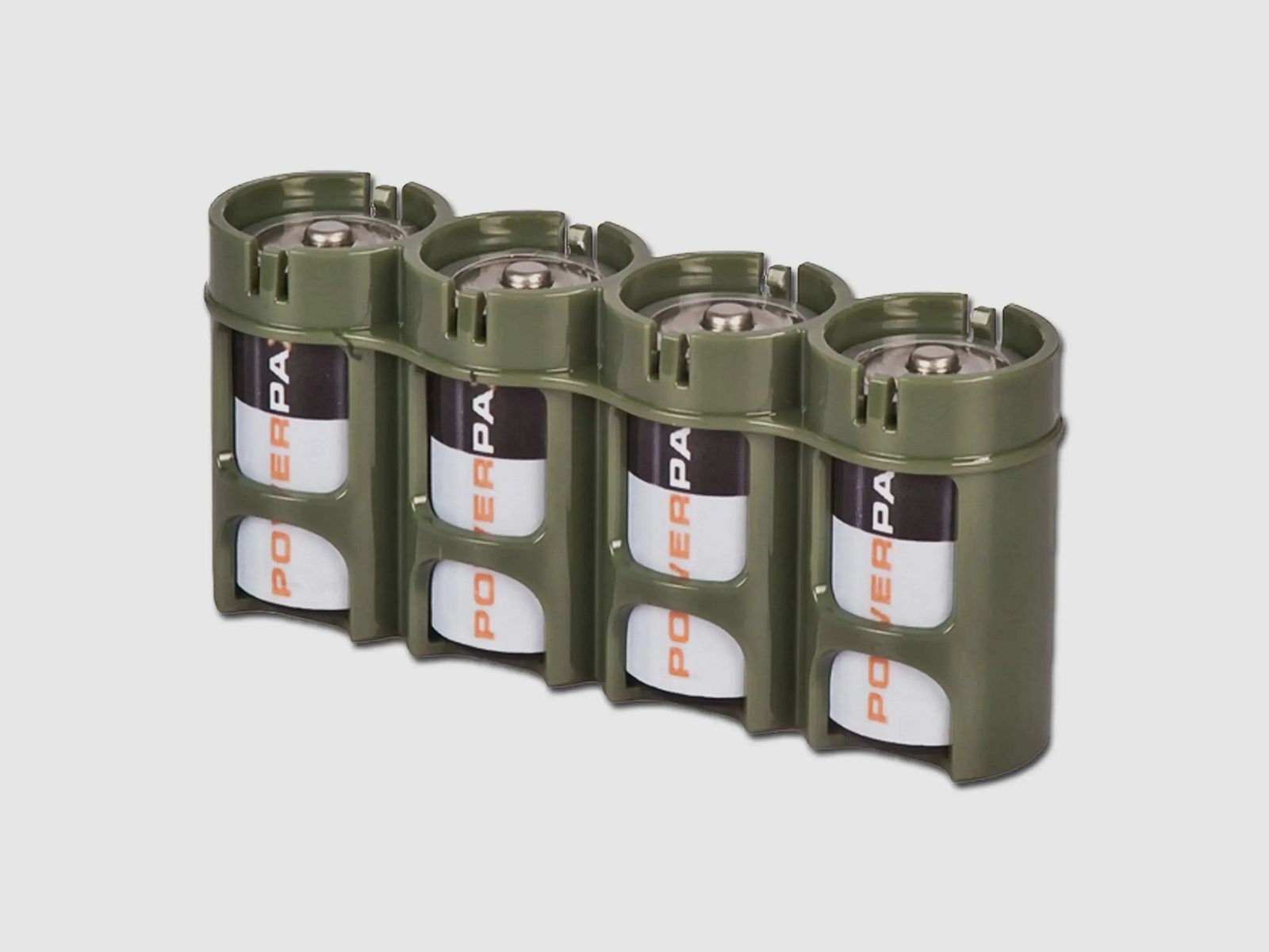 Storacell Battery Holder Powerpax 4 x C4 olive