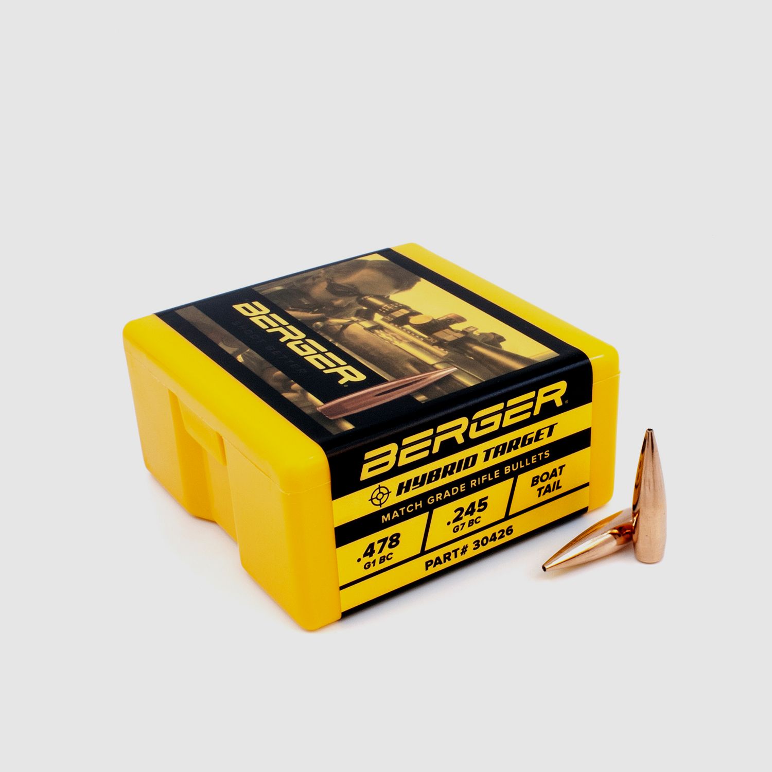 Proiettile Berger .30 Hybrid Target 155GR 500 Pezzi