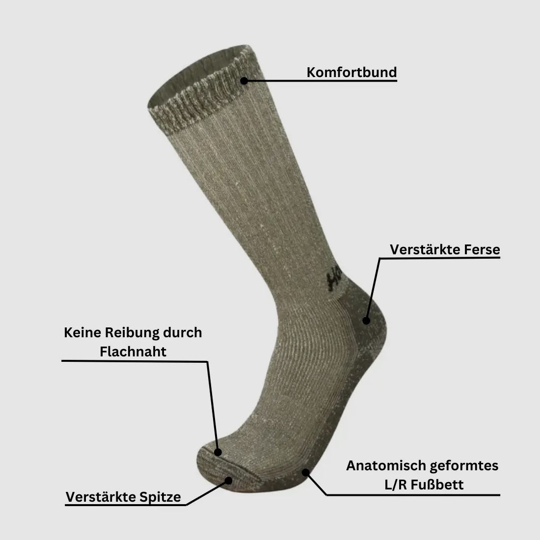 Horrido hunting sock