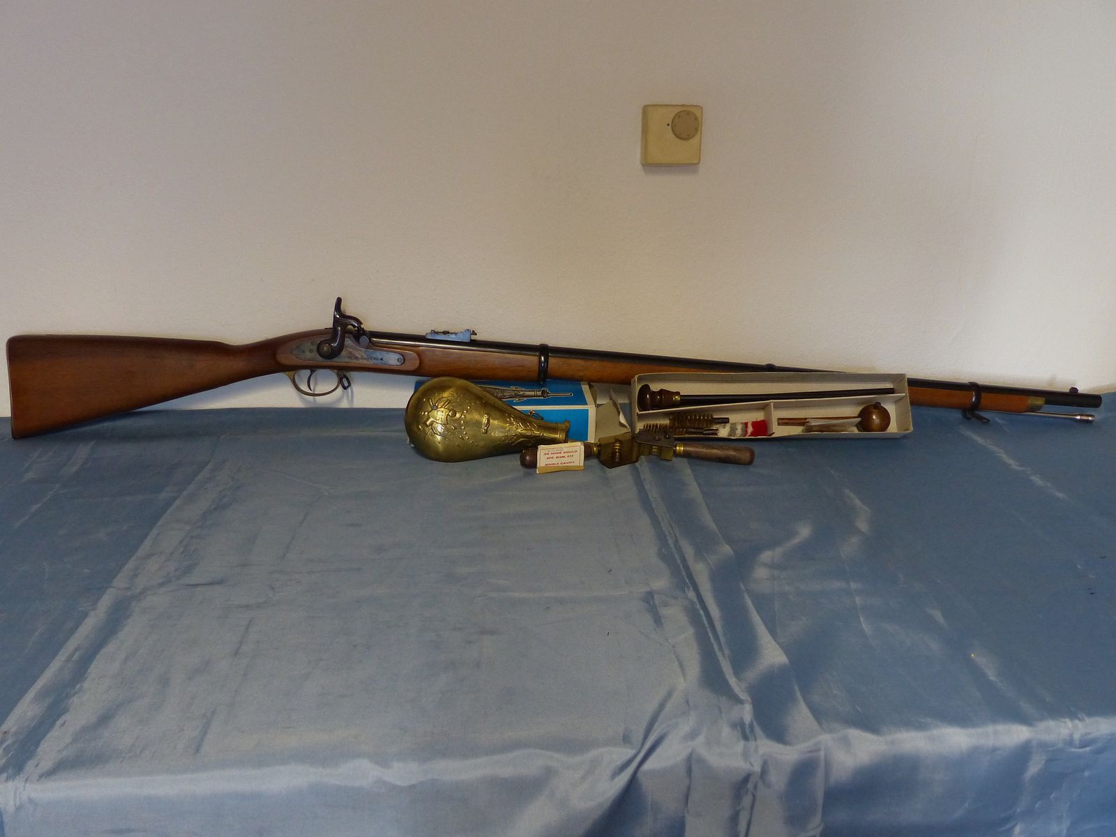 Vorderlader Perkussion Enfield Gewehr 1853 3 Band Büchse Armi San Paolo Brescia Italien Cal. .58 vintage