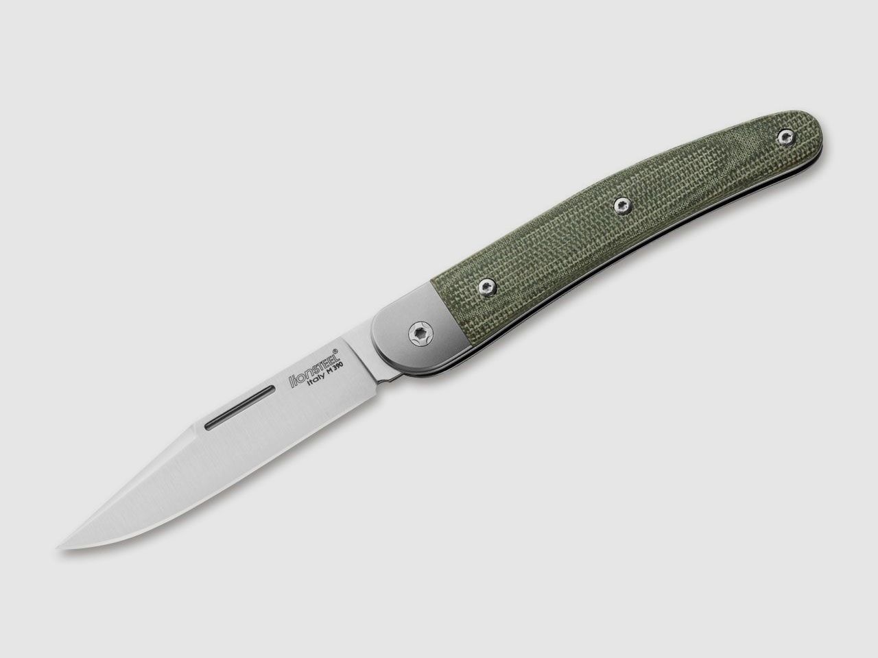 Taschenmesser Jack One Micarta Green Zweihandmesser §42a konform legal führen