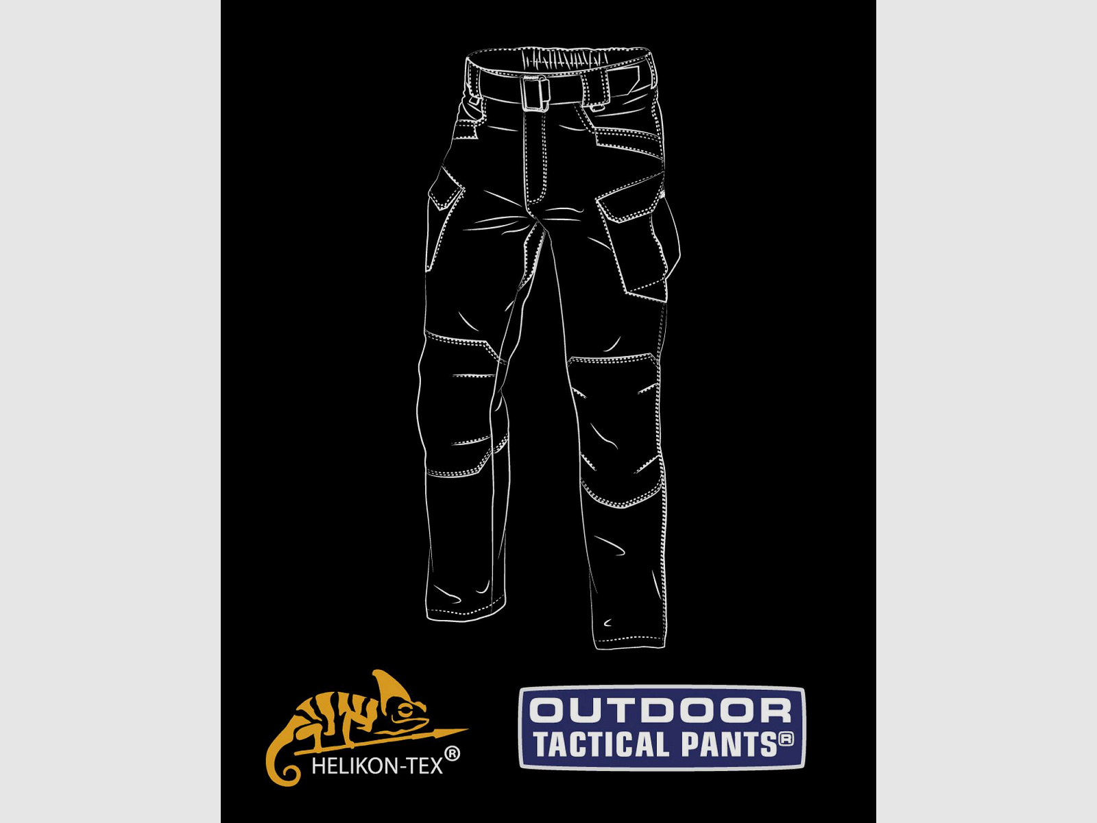 HELIKON TEX OUTDOOR TACTICAL PANTS OTP RAL7013