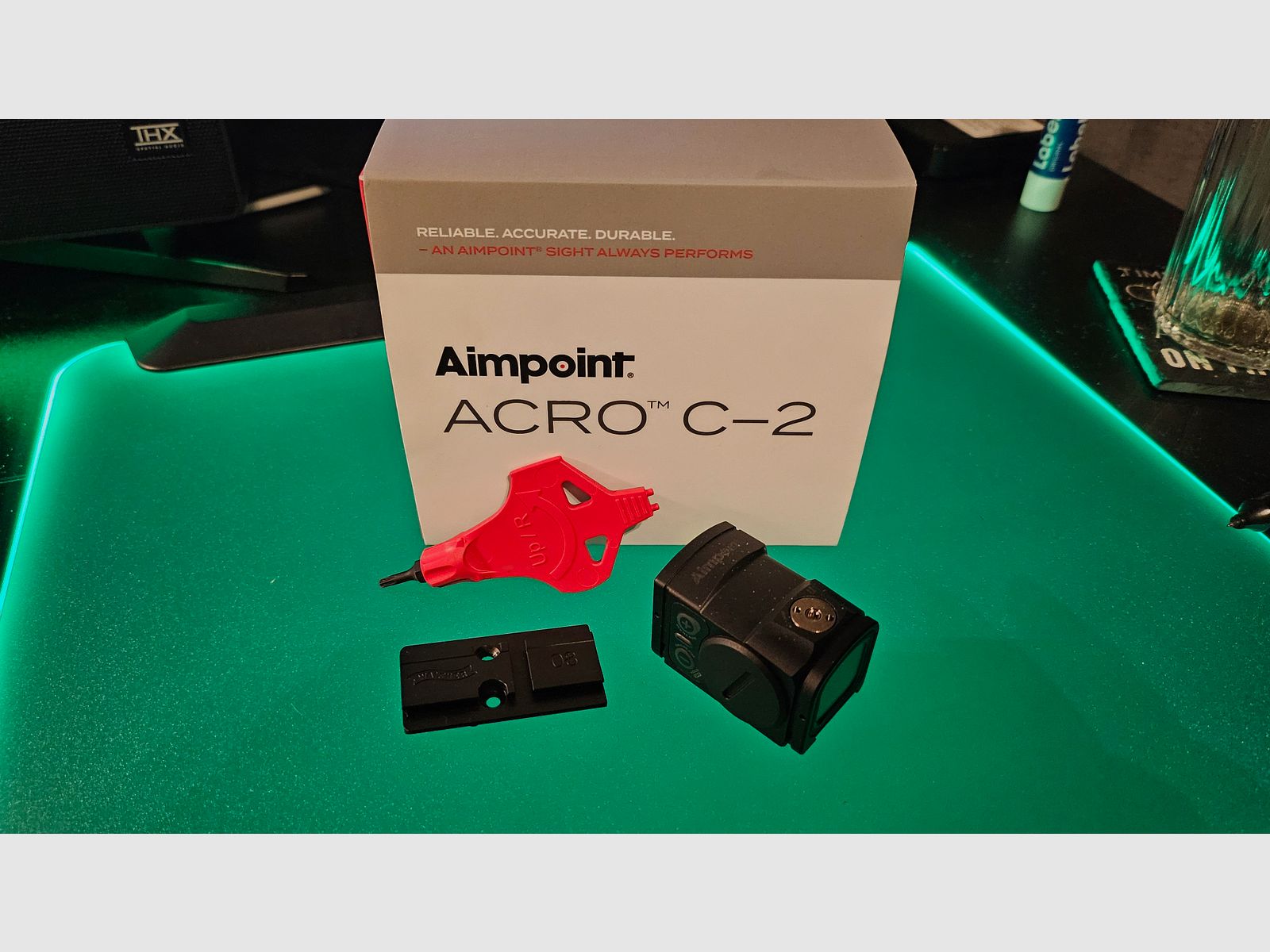 Aimpoint Acro® C-2 con piastra di adattamento per Walther PDP SD 5.1