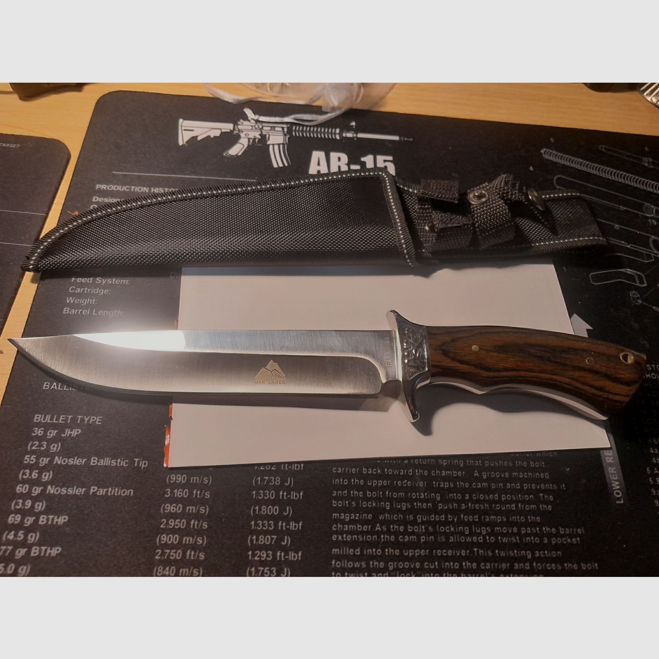 Hunting knife, knife, ger saber