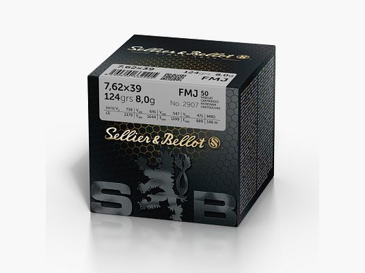 AMMUNITION SELLIER & BELLOT 7.62X39 X50