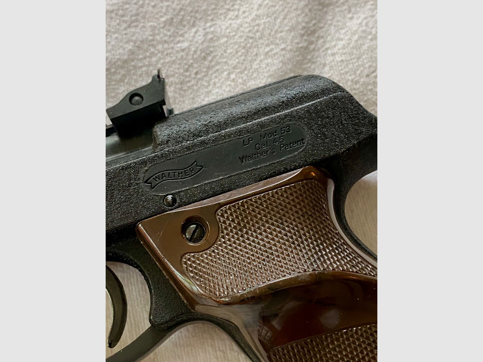 Walther LP 53  James Bond Goldfinger  mit Laufgewicht