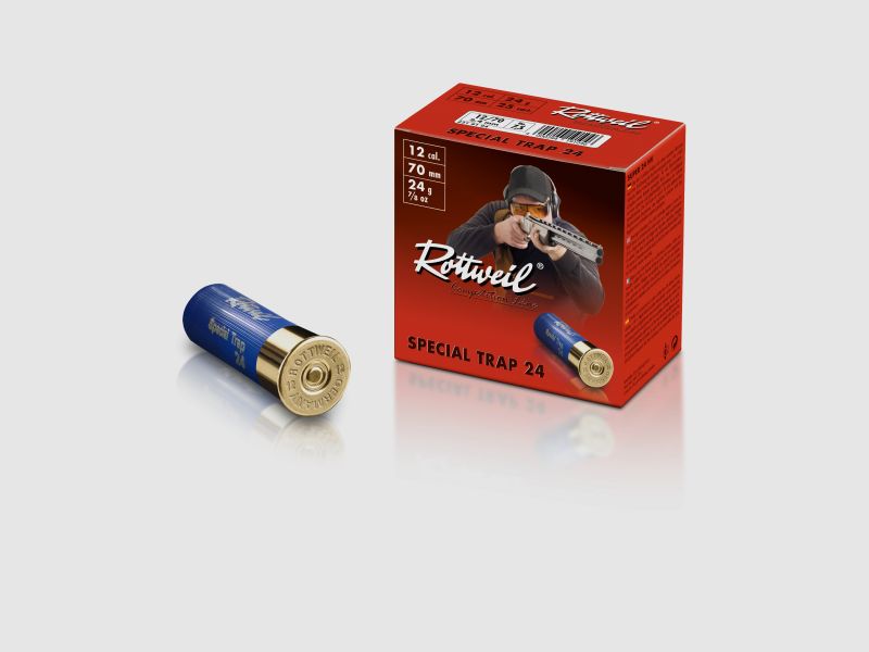 Rottweil 12/70 Special Trap 24 24g - 85,00€ per 250 schoten