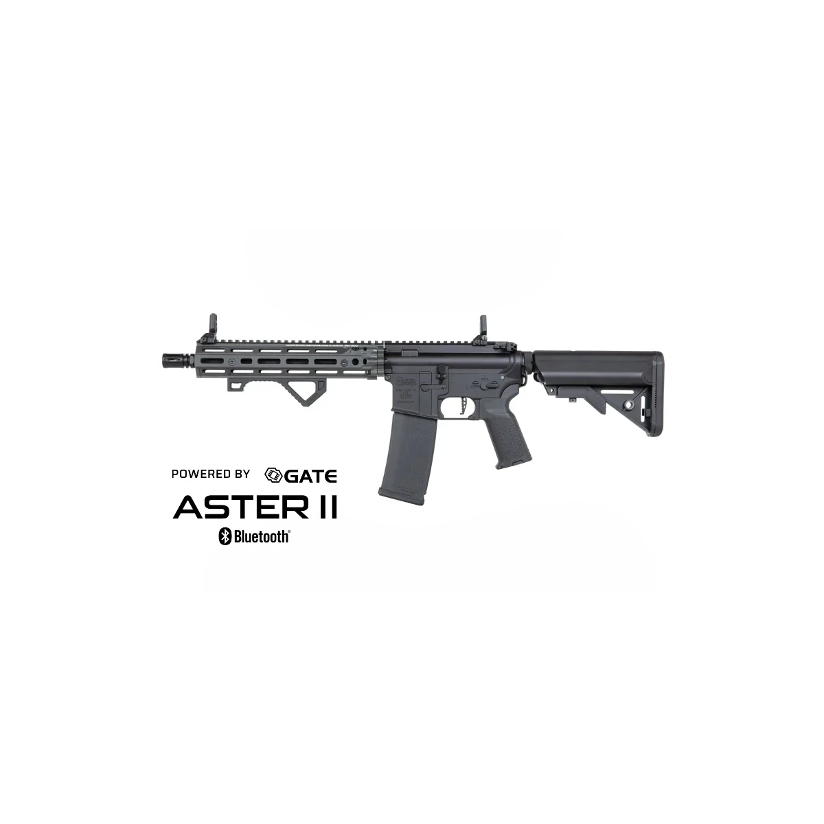 SA Daniel Defense® MK18 RIII M-LOK 10.5" (SA-P27 RIS III PRIME™ Aster II ETU BLDC™) Fusil Airsoft Libre à partir de 18 ans – Steel Grey -F-