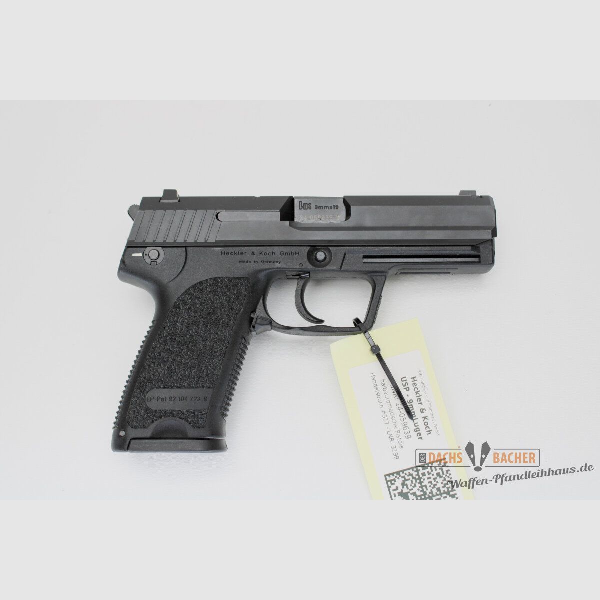 Pistool H&K HK USP Kaliber 9mm Luger, afbeelding 2 van 3
