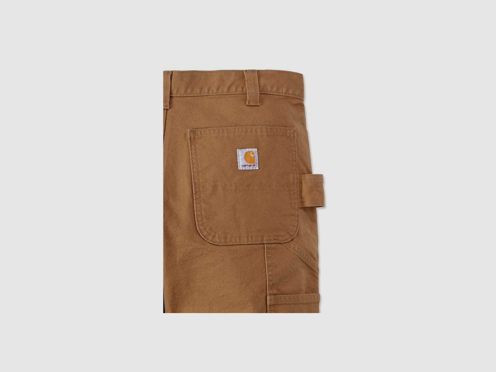 Carhartt Rugged Flex® Straight Fit Duck Double-Front Utility Work Pant, Carhartt Brown - 32/32