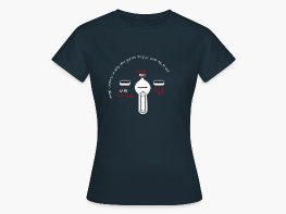 remember to keep on no pew - Frauen T-Shirt Schwarz